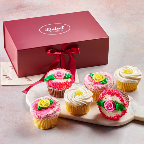 Mothers Day Flower Cupcake Assortment