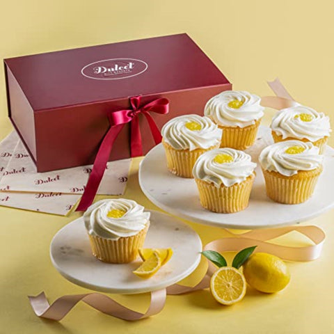 Lemon Frosted Cupcakes