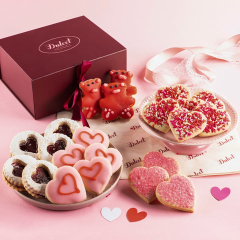 Valentines Cookie Assortment Gift Basket