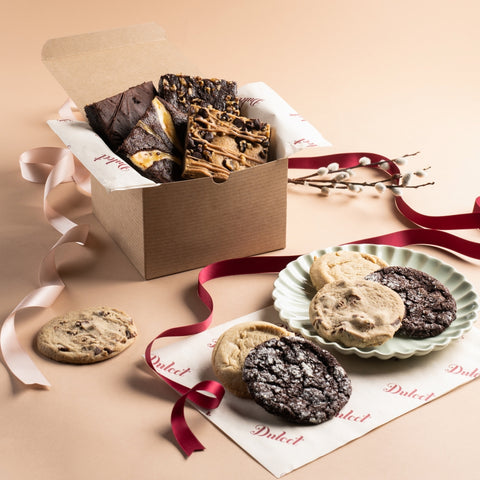 Festive Cookie and Brownie Gourmet Gift Box