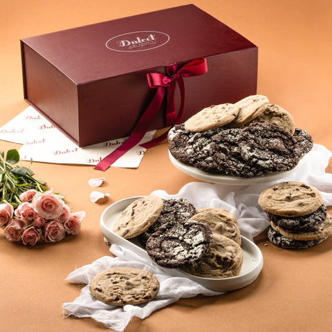 Favorite Chocolate Chips and Chocolate Crinkle Cookie Gift Box