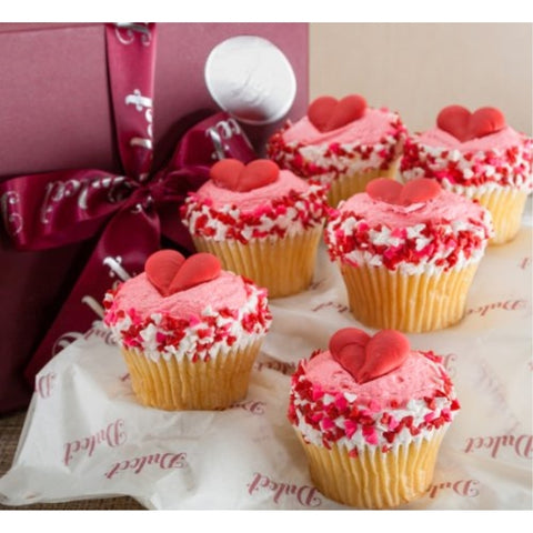 Valentines Red Heart Favorite Cupcakes