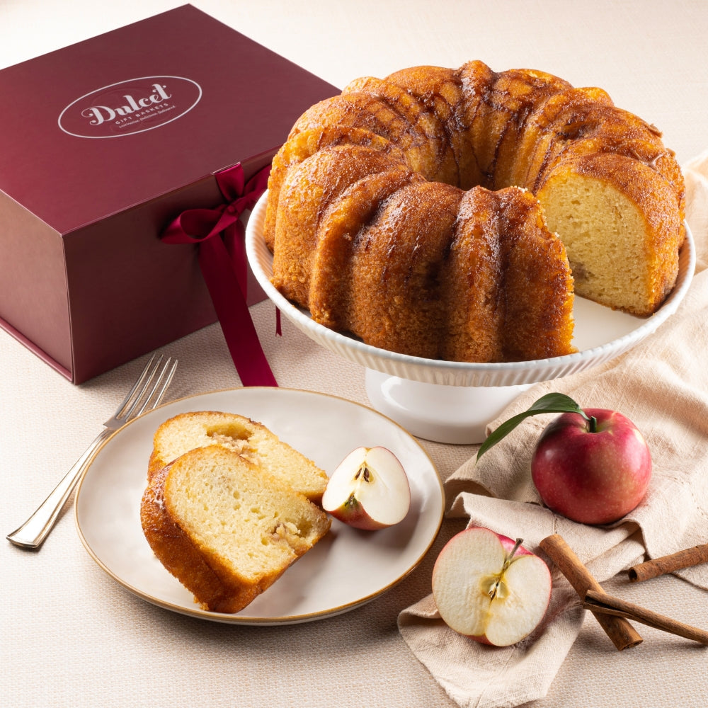 Jewish Apple Cinnamon Favorite Coffee Cake - Dulcet Gift Baskets