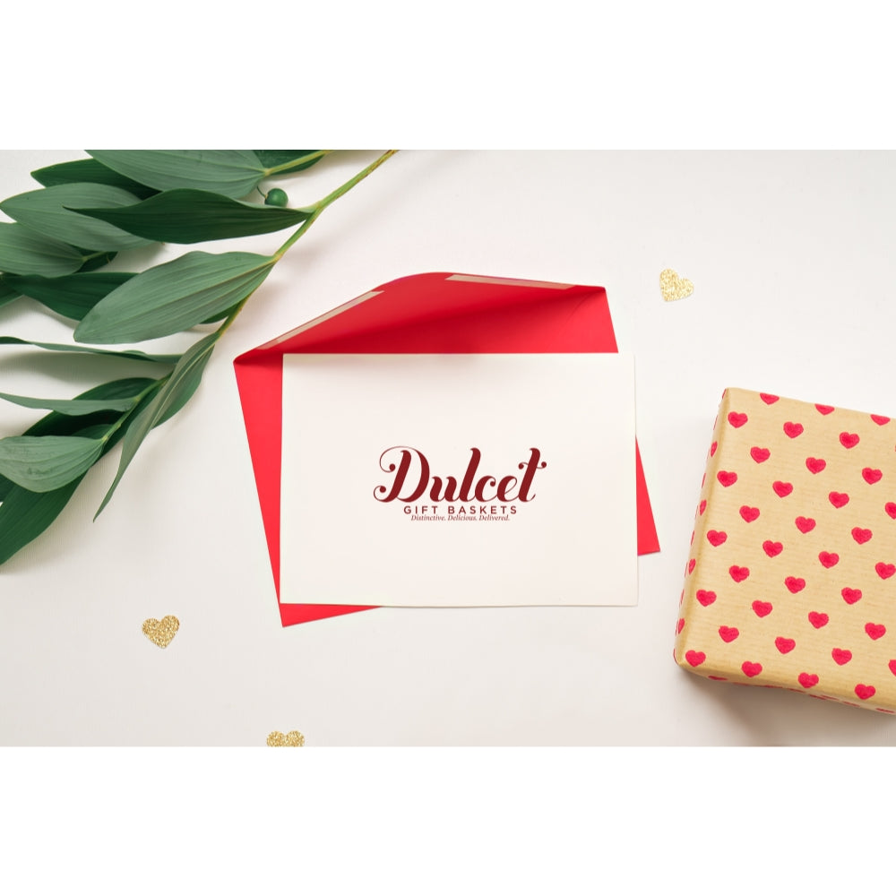 White Box 3 Tier Meltaway Heart Chocolates - Dulcet Gift Baskets