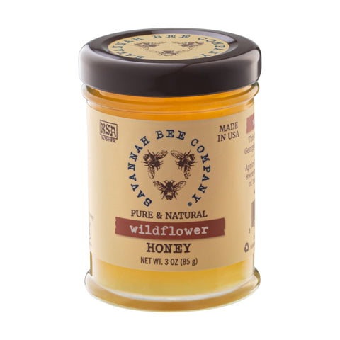 Savannah Bee Wildflower Honey Mini 3oz.