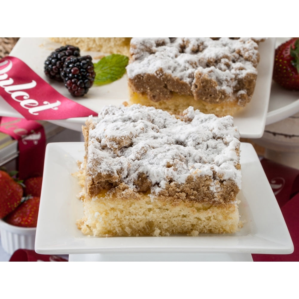 Favorite Old Fashioned Plain Crumb Cake - Dulcet Gift Baskets