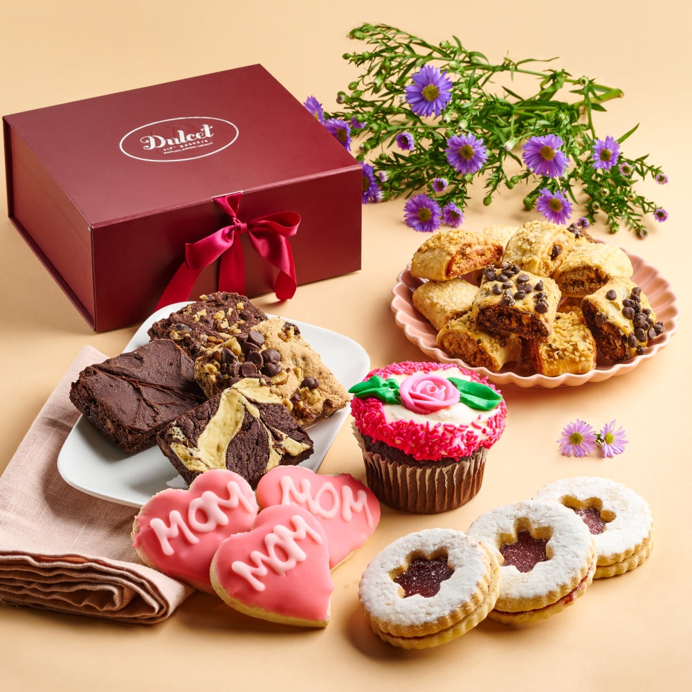 Mom Cookies and Treats Gift Sampler - Dulcet Gift Baskets