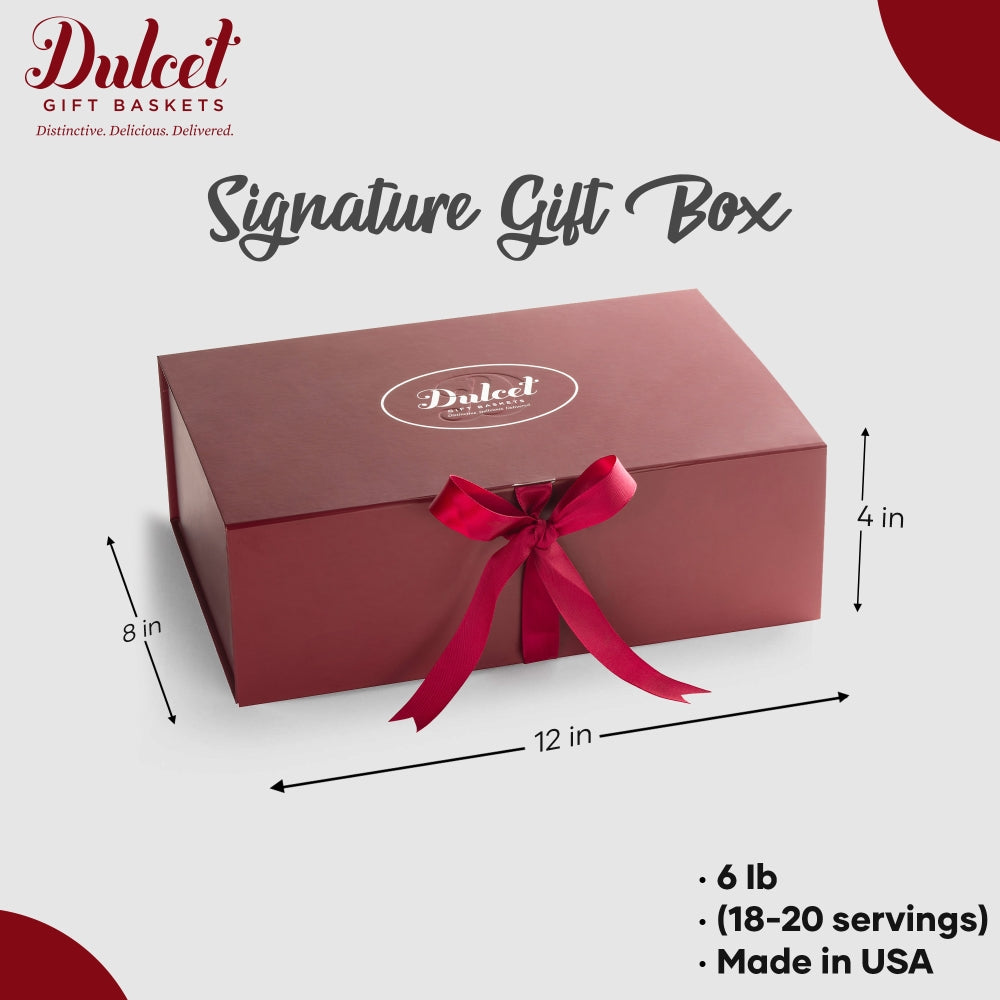 Christmas Deluxe Celebration Gift Basket - Dulcet Gift Baskets