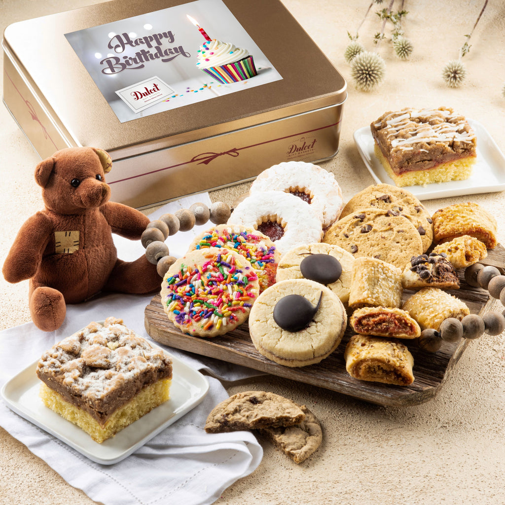 Get Well Deluxe Pastry Gift Tin - Dulcet Gift Baskets