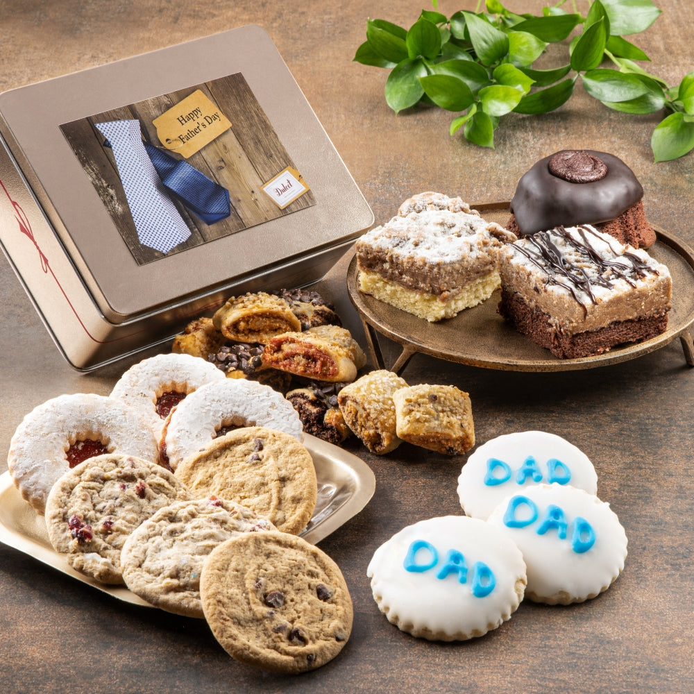 Deluxe Fathers Day Tin - Dulcet Gift Baskets