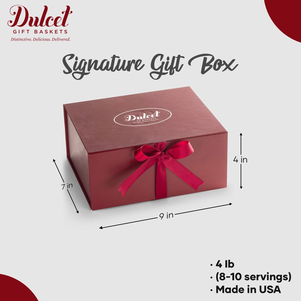 Merry Christmas Bakery Sampler Gift Box - Dulcet Gift Baskets
