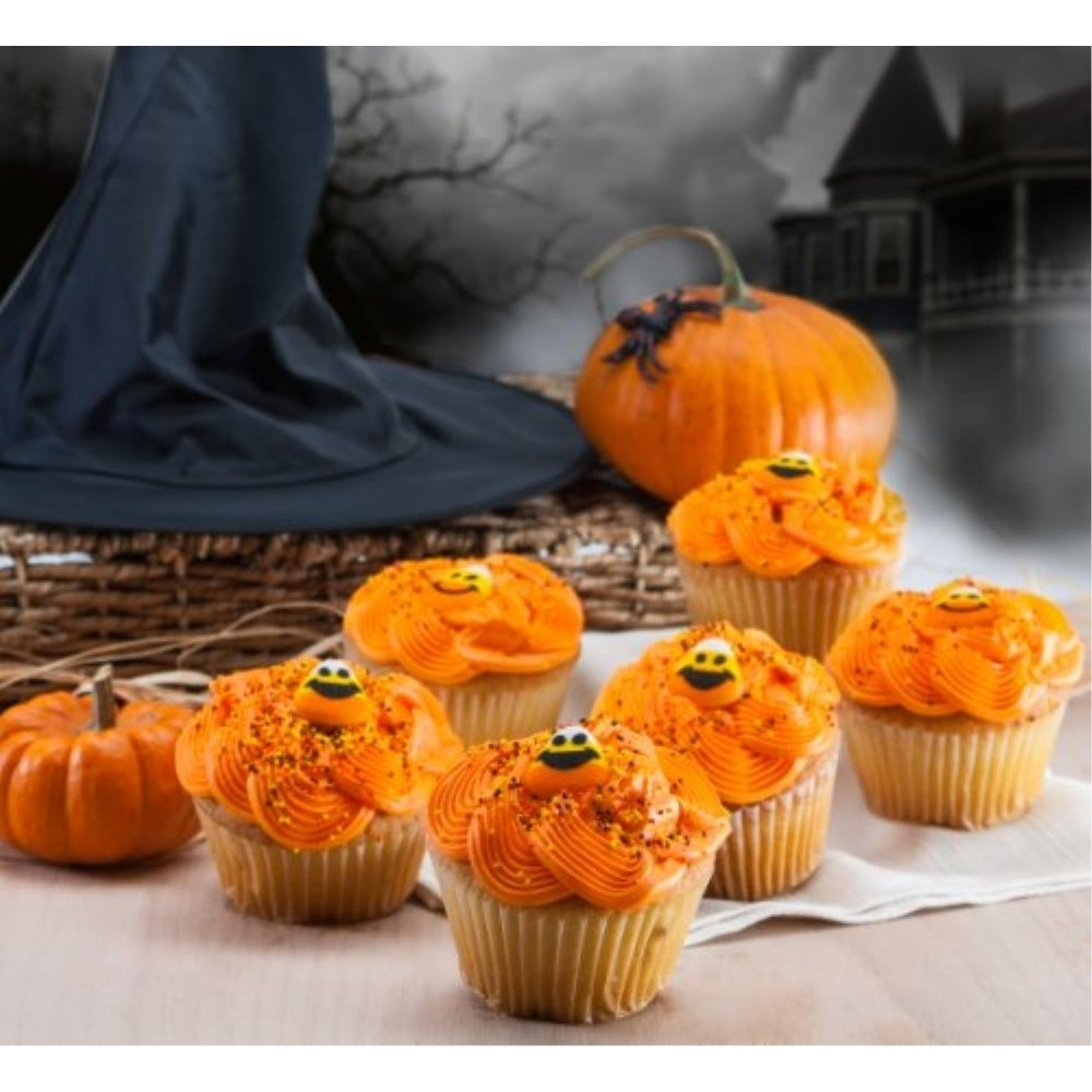 Favorite Haunted Corn Candy Cupcakes - Halloween Gift Baskets
