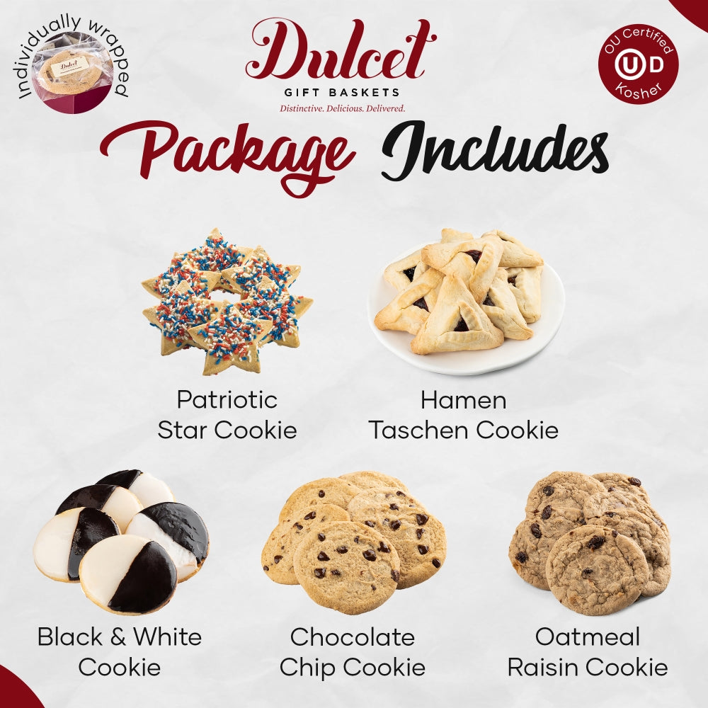 Labor Day Cookie Assortment - Dulcet Gift Baskets