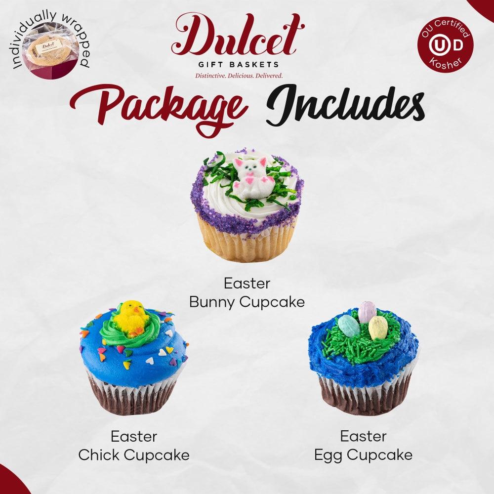 Easter Cupcake Assortment - Dulcet Gift Baskets