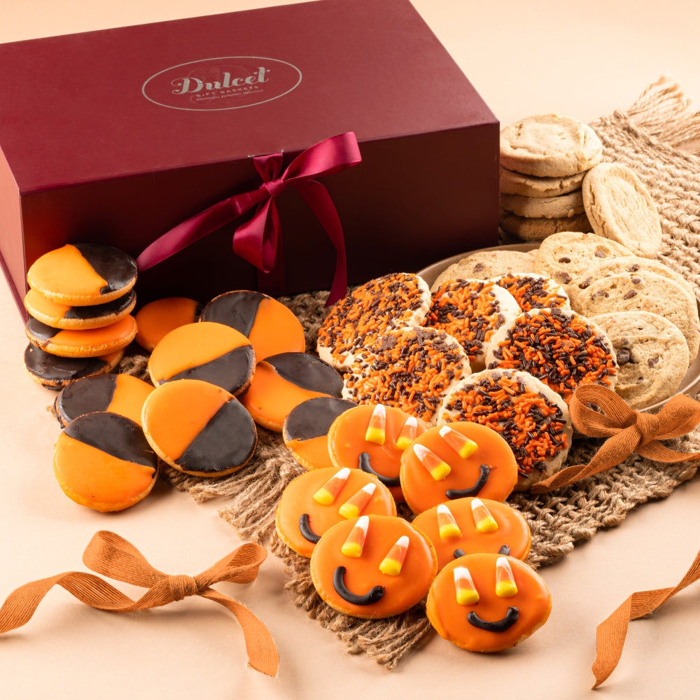 Grand Halloween Cookie Assortment - Dulcet Gift Baskets