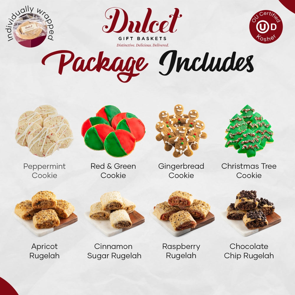 Gourmet Holiday Festive Tin - Dulcet Gift Baskets
