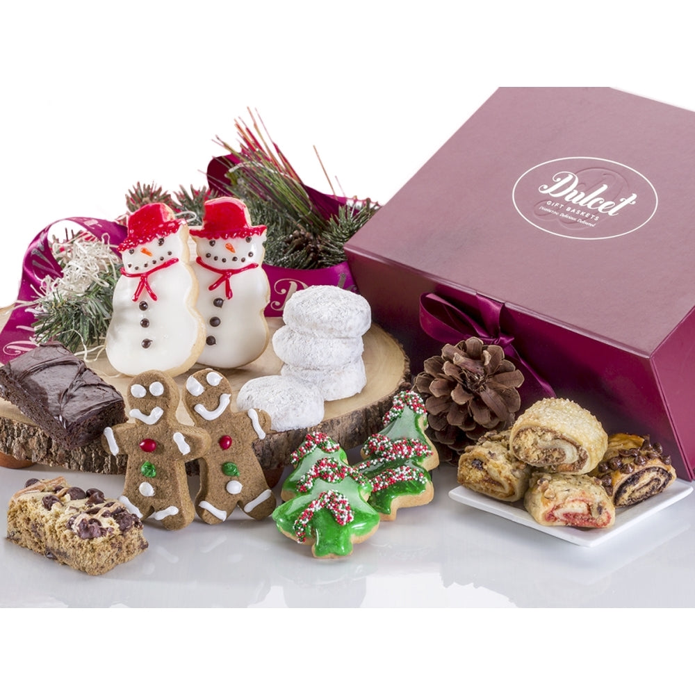 Holiday Cookie Gourmet Box - Dulcet Gift Baskets