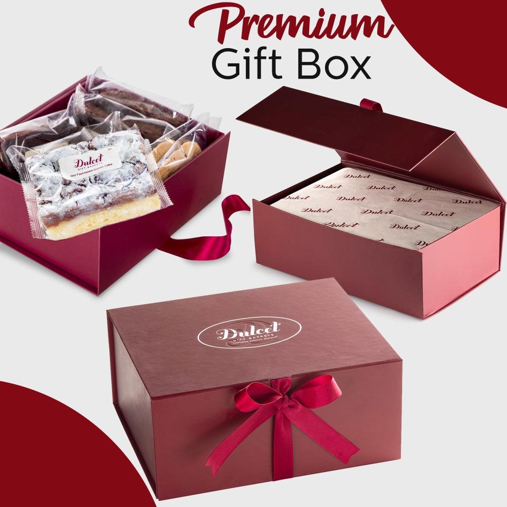Merry Christmas Bakery Sampler Gift Box - Dulcet Gift Baskets